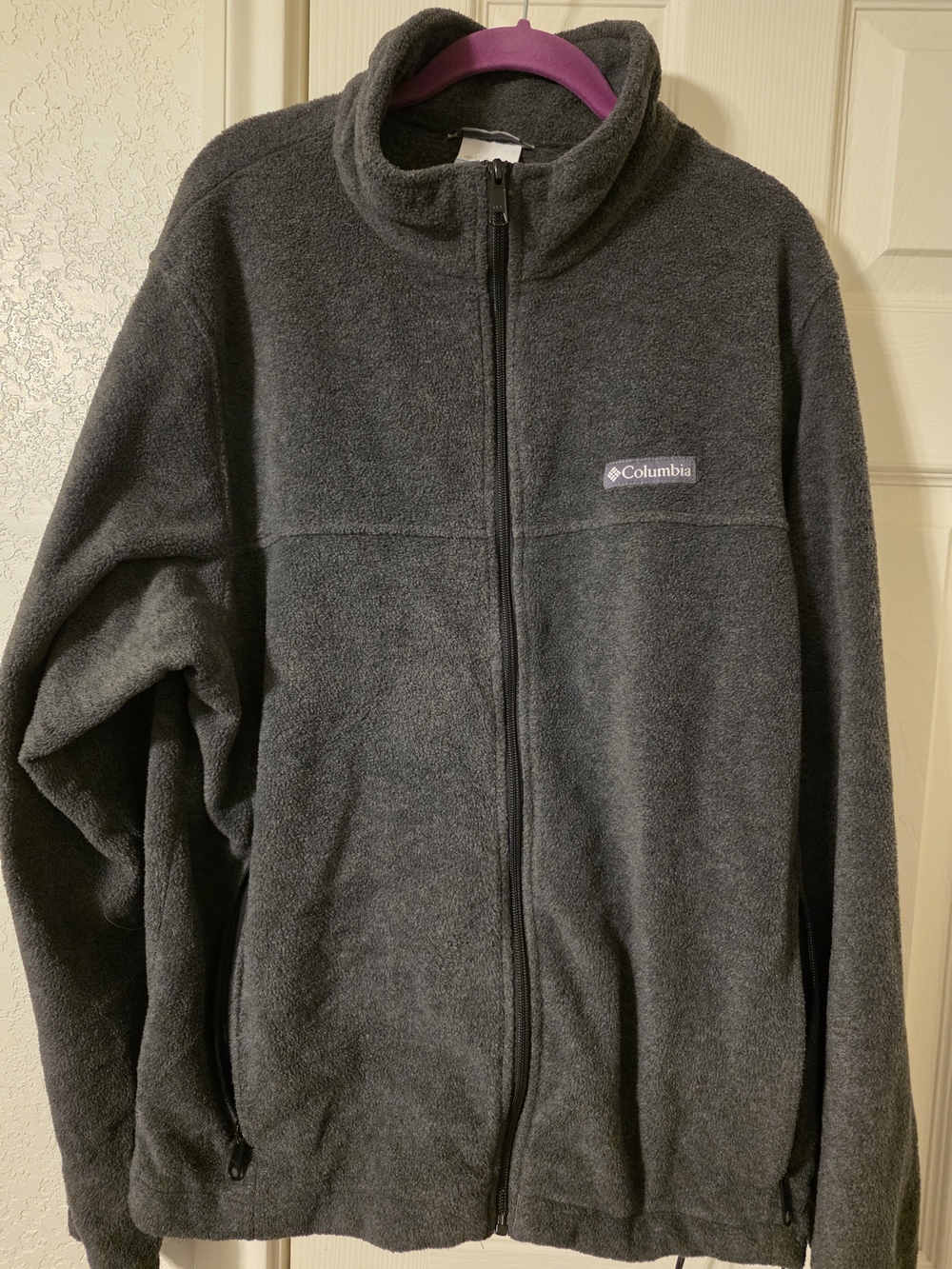 Columbia Dark Gray Full-Zip Performance Fleece Jacket